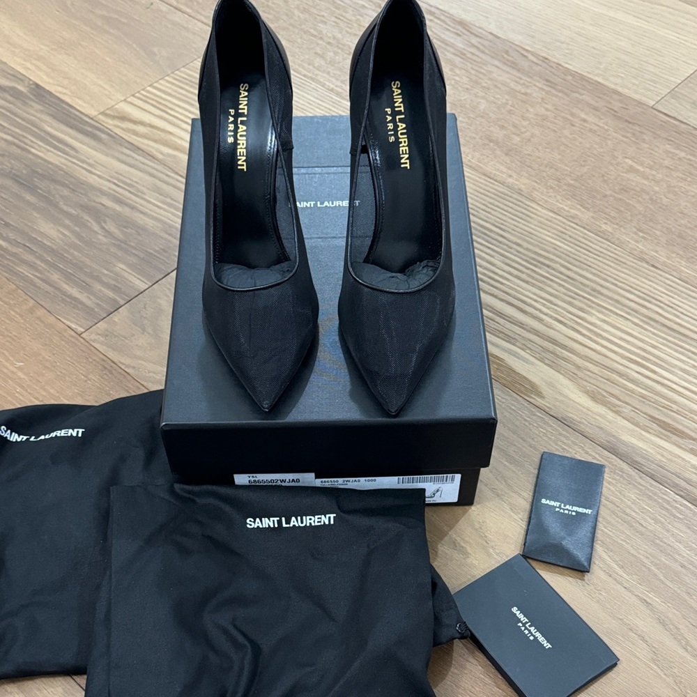 Saint Laurent Black Heels for Women